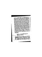 1544 - s.n. - Trésor du remède préservatif et guérison de la peste - BnF