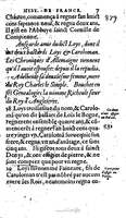 1604 - Galiot Corrozet - Trésor des histoires de France - BNC Florence