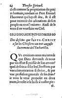1633 - François Waudré - Trésor spirituel contenant les excellences du christianisme - BM Lyon