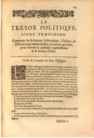1611 - Pierre Chevalier - Trésor politique - BSB Munich