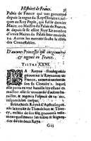 1614 - Jean Corrozet - Trésor des histoires de France - BM Lyon