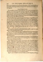 1608 - Nicolas Du Fossé - Trésor politique - BSB Munich