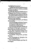 1614 - Jean Corrozet - Trésor des histoires de France - BM Lyon