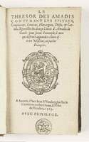 1563 - Jean van Waesberghe - Trésor des Amadis - Anvers Musée Plantin-Moretus