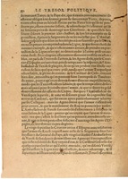 1608 - Nicolas Du Fossé - Trésor politique - BSB Munich