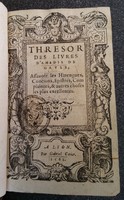 1562 - Jean d’Ogerolles et Gabriel Cotier - Trésor des Amadis - Lucerne