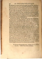 1608 - Nicolas Du Fossé - Trésor politique - BSB Munich