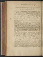 1608 - Nicolas Du Fossé - Trésor politique - BnF Tolbiac