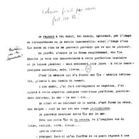 F. 48 recto et verso (dactylographie avec ajouts manuscrits), recopie d’une note figurant dans les Cahiers (IV, 835). 