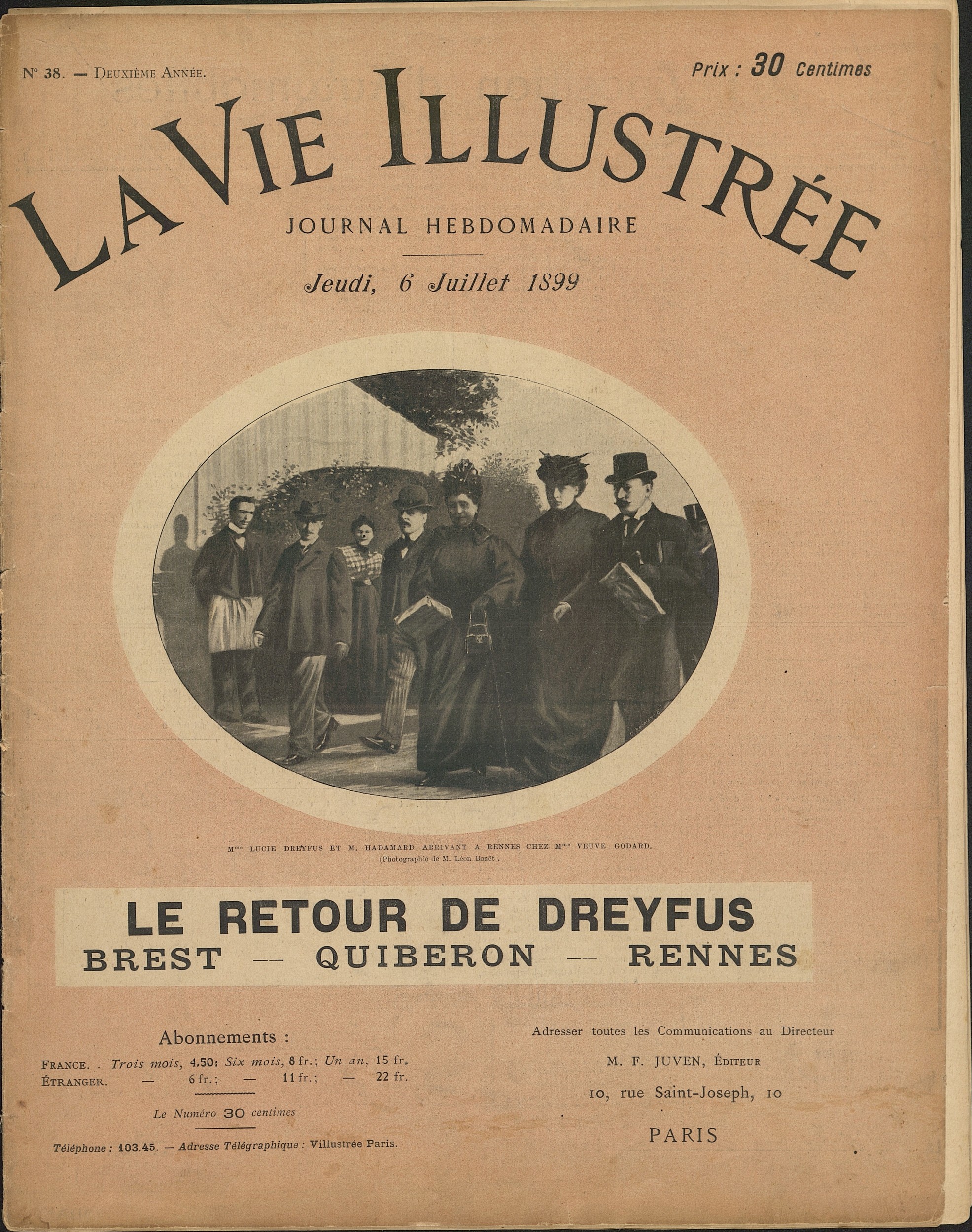 La Vie illustrée, n° 38 La Vie illustrée, n° 38