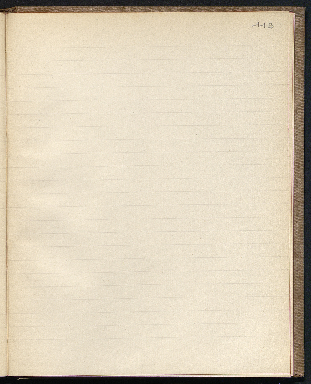 [folio 113: foliotation de la main de bibliothécaire][page blanche]