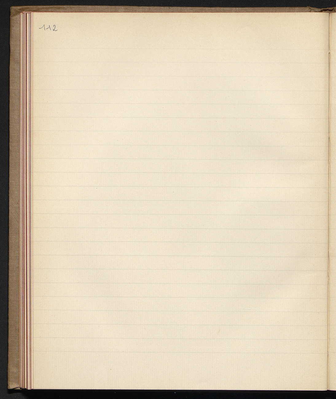 [folio 112 : foliotation de la main de bibliothécaire][page blanche]
