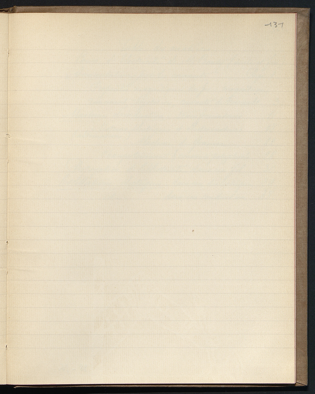 [folio 131 : foliotation de la main de bibliothécaire][page blanche]
