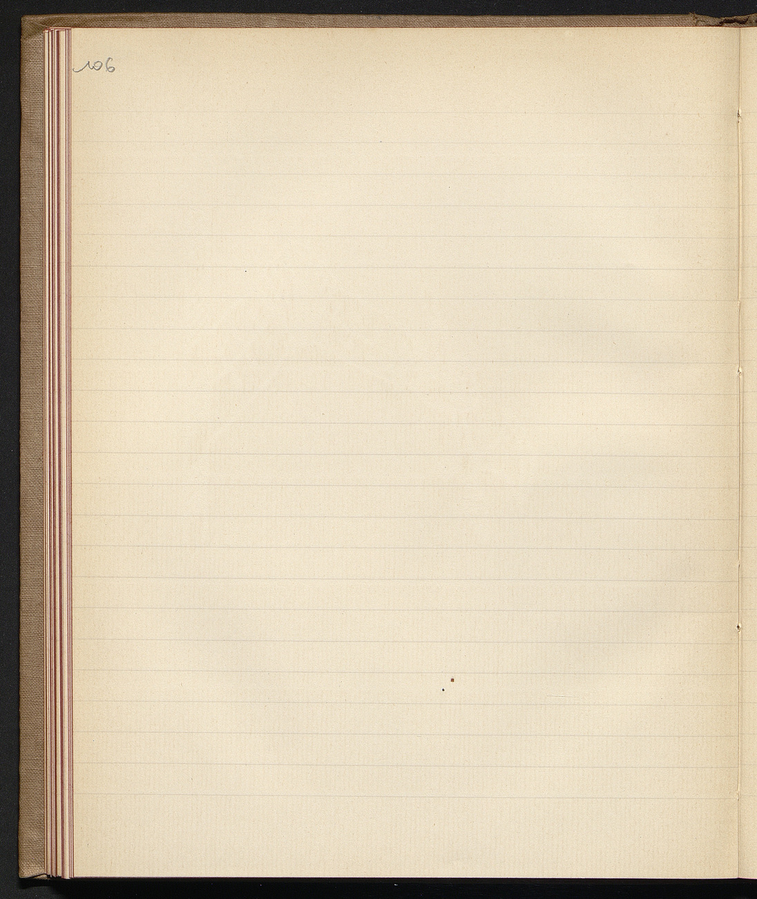 [folio 106: foliotation de la main de bibliothécaire][page blanche]