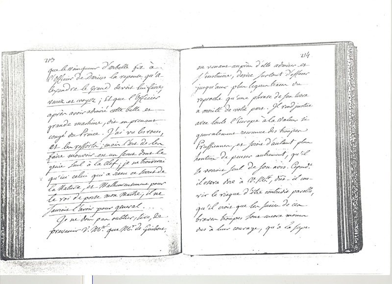Lettre de D'Alembert à Frédéric II, 17 mai 1773 Lettre de D'Alembert à Frédéric II, 17 mai 1773