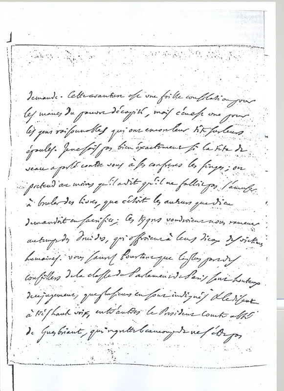 Lettre de D'Alembert à Voltaire, 9 septembre 1766 Lettre de D'Alembert à Voltaire, 9 septembre 1766