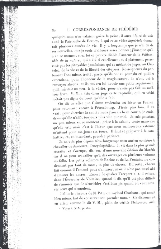 Lettre de D'Alembert à Frédéric II, 28 juillet 1777 Lettre de D'Alembert à Frédéric II, 28 juillet 1777