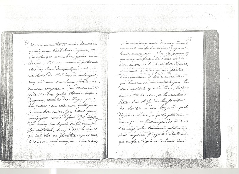 Lettre de Frédéric II à D'Alembert, 29 janvier 1771 Lettre de Frédéric II à D'Alembert, 29 janvier 1771