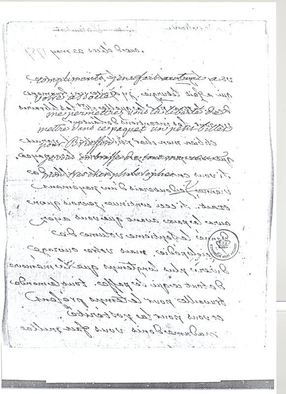 Lettre de Voltaire à D'Alembert, 22 mai 1757 Lettre de Voltaire à D'Alembert, 22 mai 1757