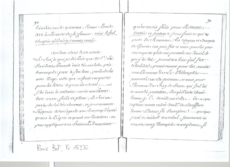Lettre de D'Alembert à Mlle Lespinasse, 9 août 1763 Lettre de D'Alembert à Mlle Lespinasse, 9 août 1763