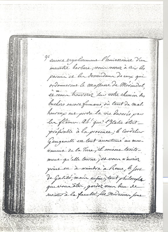 Lettre de Frédéric II à D'Alembert, 1er novembre 1770