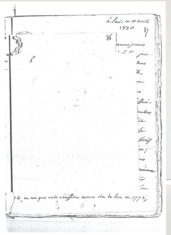 Lettre de D'Alembert à Lagrange, 25 mars 1770 Lettre de D'Alembert à Lagrange, 25 mars 1770