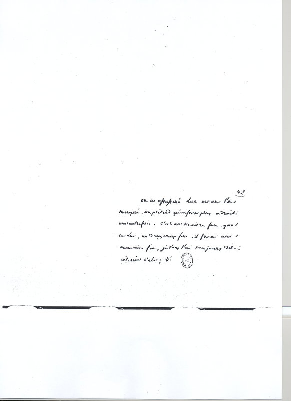 Lettre de Voltaire à D'Alembert, 10 février 1762 Lettre de Voltaire à D'Alembert, 10 février 1762