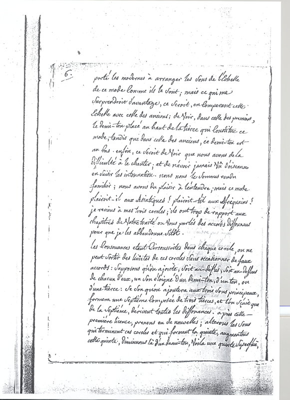 Lettre de Ducharger à D'Alembert, 6 décembre 1762 Lettre de Ducharger à D'Alembert, 6 décembre 1762
