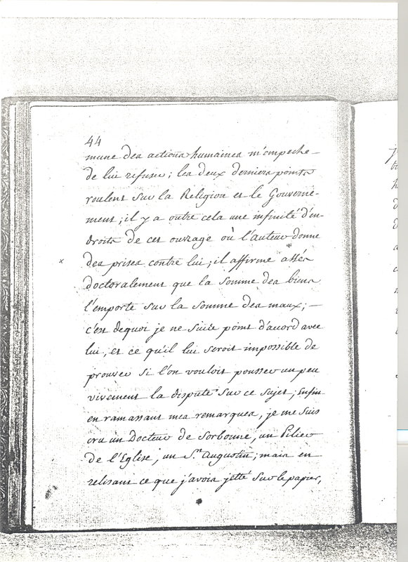 Lettre de Frédéric II à D'Alembert, 7 juillet 1770 Lettre de Frédéric II à D'Alembert, 7 juillet 1770