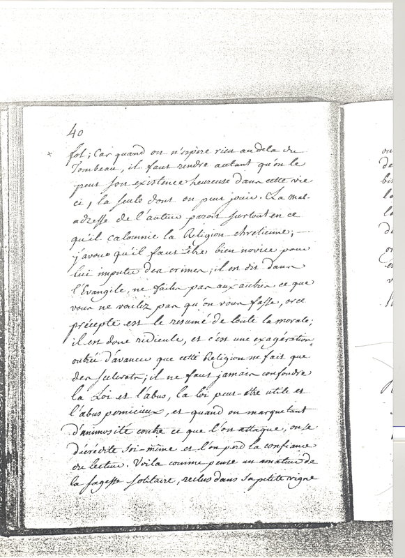 Lettre de Frédéric II à D'Alembert, 17 mai 1770 Lettre de Frédéric II à D'Alembert, 17 mai 1770
