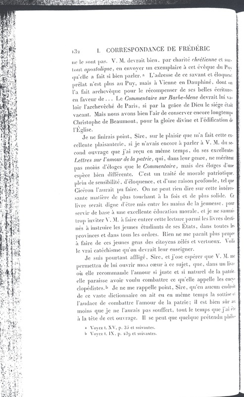 Lettre de D'Alembert à Frédéric II, 19 novembre 1779 Lettre de D'Alembert à Frédéric II, 19 novembre 1779