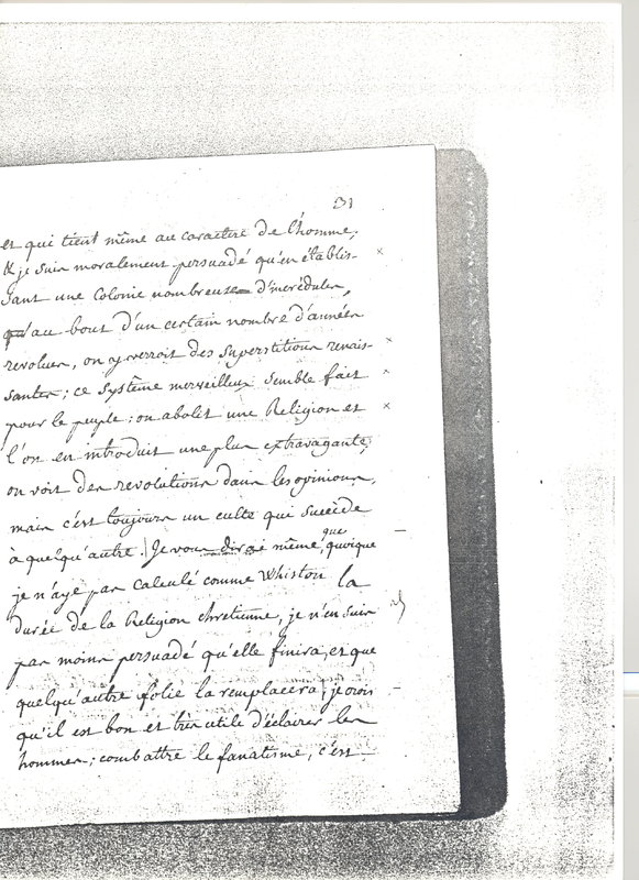 Lettre de Frédéric II à D'Alembert, 3 avril 1770 Lettre de Frédéric II à D'Alembert, 3 avril 1770