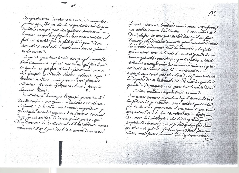 Lettre de Voltaire à D'Alembert, 13 juillet 1772 Lettre de Voltaire à D'Alembert, 13 juillet 1772