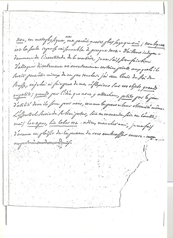 Lettre de D'Alembert à Voltaire, 4 août 1770 Lettre de D'Alembert à Voltaire, 4 août 1770