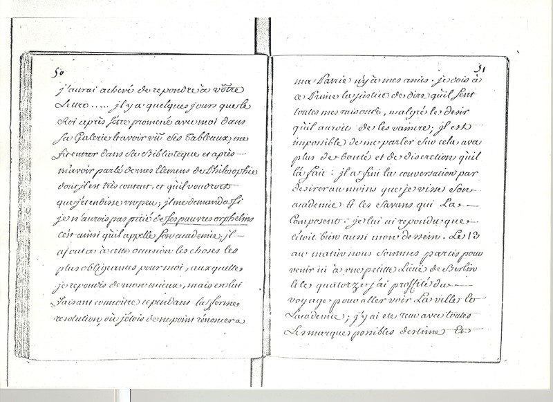 Lettre de D'Alembert à Mlle Lespinasse, 16 juillet 1763 Lettre de D'Alembert à Mlle Lespinasse, 16 juillet 1763