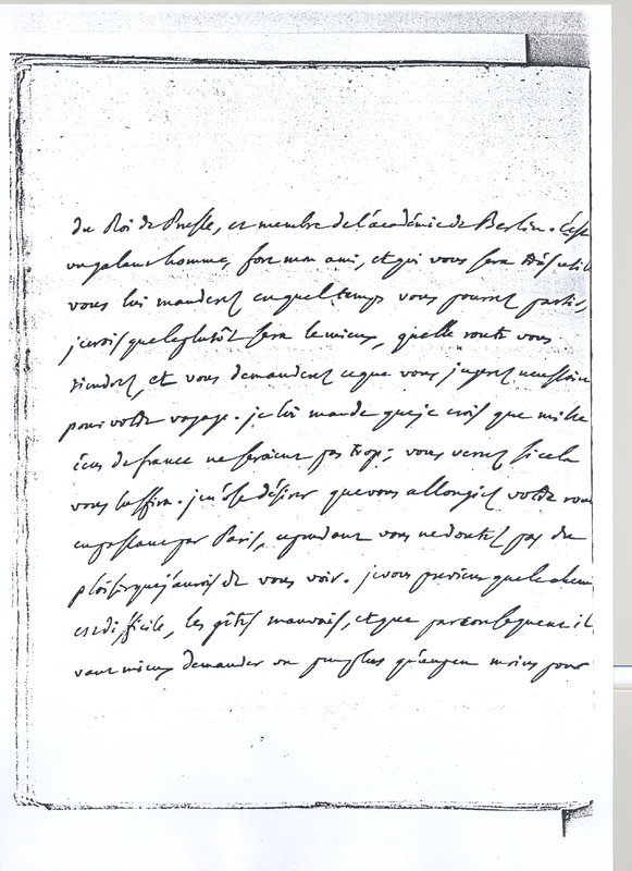 Lettre de D'Alembert à Lagrange, 20 mai 1766 Lettre de D'Alembert à Lagrange, 20 mai 1766