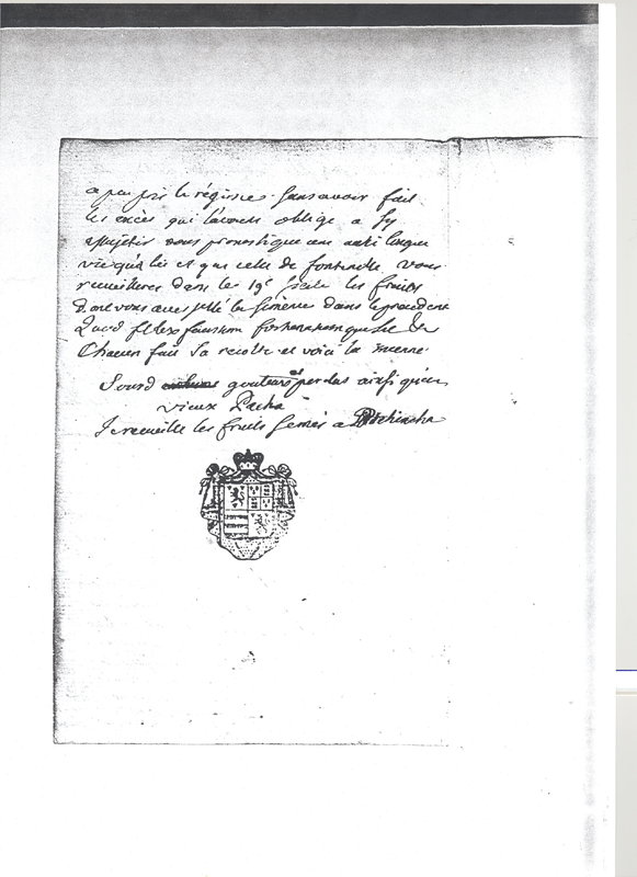 Lettre de La Condamine Charles à D'Alembert, août 1772 Lettre de La Condamine Charles à D'Alembert, août 1772