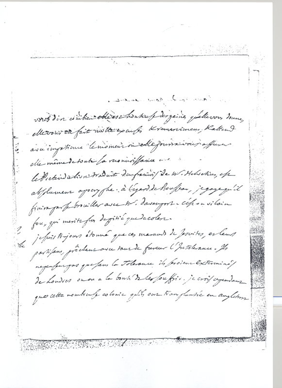 Lettre de D'Alembert à Dutens, 26 février 1767 Lettre de D'Alembert à Dutens, 26 février 1767