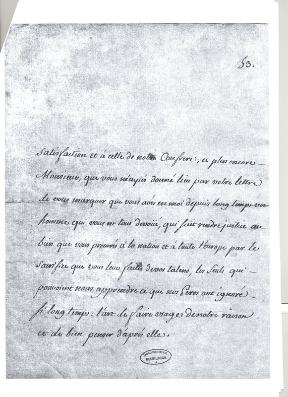 Lettre de Solignac à D'Alembert, 6 janvier 1756