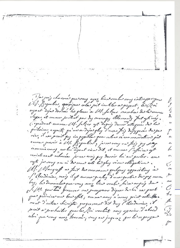 Lettre de Lagrange à D'Alembert, 14 octobre 1775 Lettre de Lagrange à D'Alembert, 14 octobre 1775
