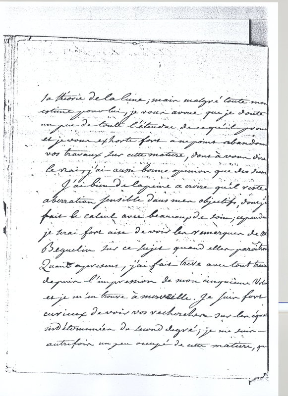 Lettre de D'Alembert à Lagrange, 19 décembre 1768 Lettre de D'Alembert à Lagrange, 19 décembre 1768