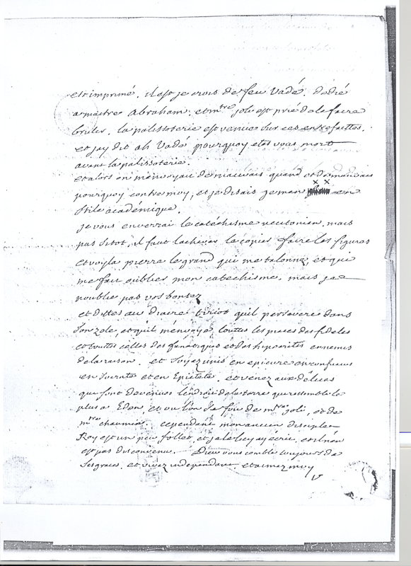 Lettre de Voltaire à D'Alembert, 10 juin 1760 Lettre de Voltaire à D'Alembert, 10 juin 1760