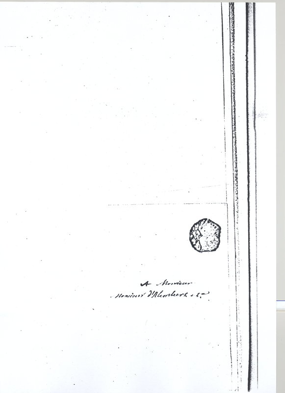 Lettre de Voltaire à D'Alembert, 24 juin 1765 Lettre de Voltaire à D'Alembert, 24 juin 1765