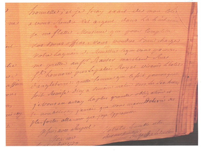 Lettre de Dugast de la Bartherie à D'Alembert, 25 septembre 1779 Lettre de Dugast de la Bartherie à D'Alembert, 25 septembre 1779
