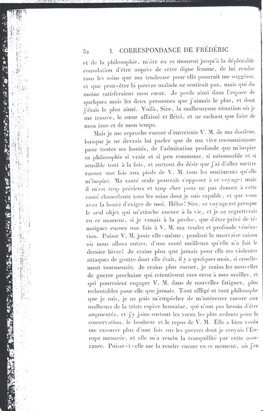 Lettre de D'Alembert à Frédéric II, 7 octobre 1776 Lettre de D'Alembert à Frédéric II, 7 octobre 1776