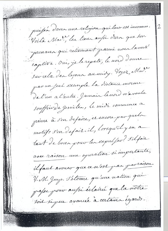 Lettre de D'Alembert à Catherine II, 15 juin 1764