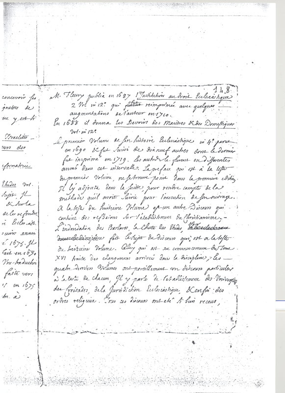 Lettre de Mariette à D'Alembert, mai 1774 Lettre de Mariette à D'Alembert, mai 1774