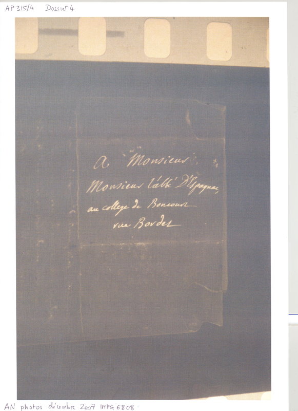Lettre de D'Alembert à Espagnac Marc René, 15 juillet 1777 Lettre de D'Alembert à Espagnac Marc René, 15 juillet 1777