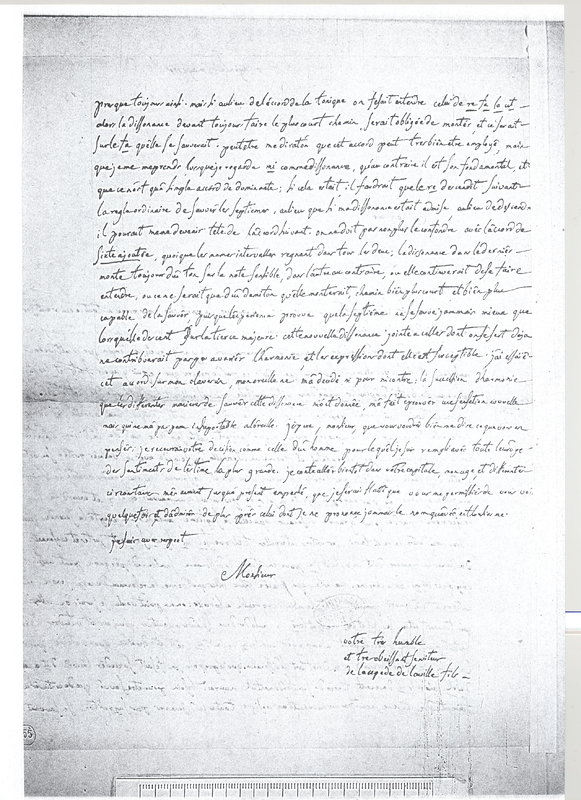 Lettre de Lacépède à D'Alembert, 11 mai 1775 Lettre de Lacépède à D'Alembert, 11 mai 1775