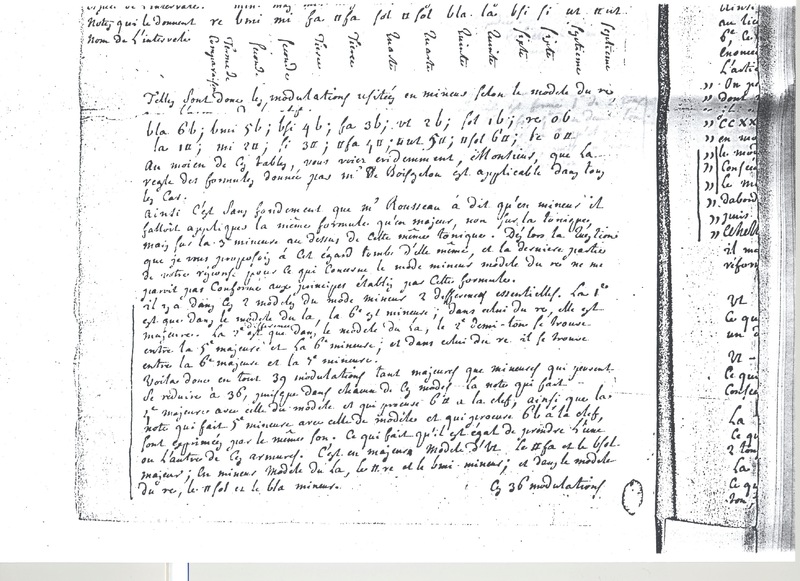 Lettre de Nau à D'Alembert, 27 avril 1770 Lettre de Nau à D'Alembert, 27 avril 1770